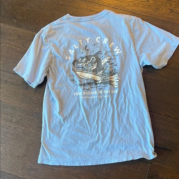 Salty Crew Light Blue Kids Tee - Picture 2 of 3